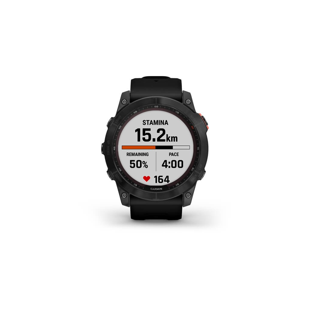 Смарт-часы Garmin fenix 7X Sol Slate Gray w/Black Band, GPS (010-02541-01) - 3