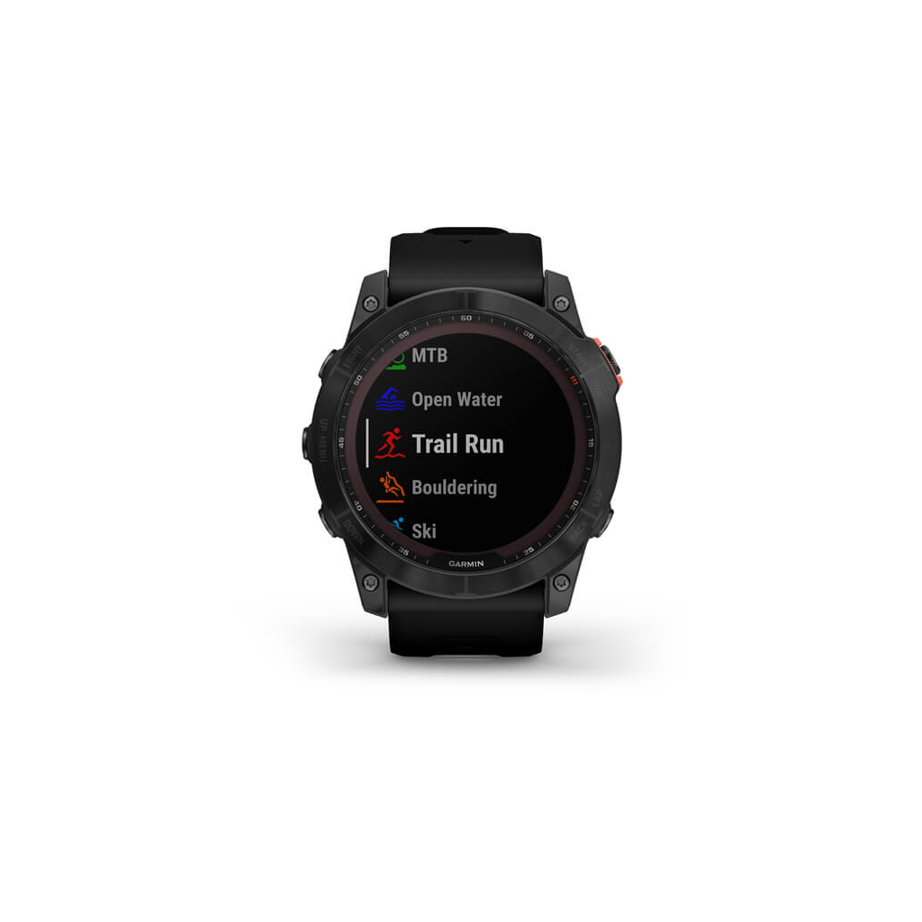 Смарт-часы Garmin fenix 7X Sol Slate Gray w/Black Band, GPS (010-02541-01) - 6