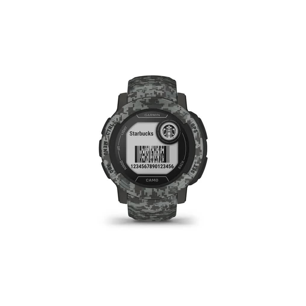 Смарт-часы Garmin Instinct 2, Camo Edition, Graphite Camo, GPS (010-02626-03) - 3