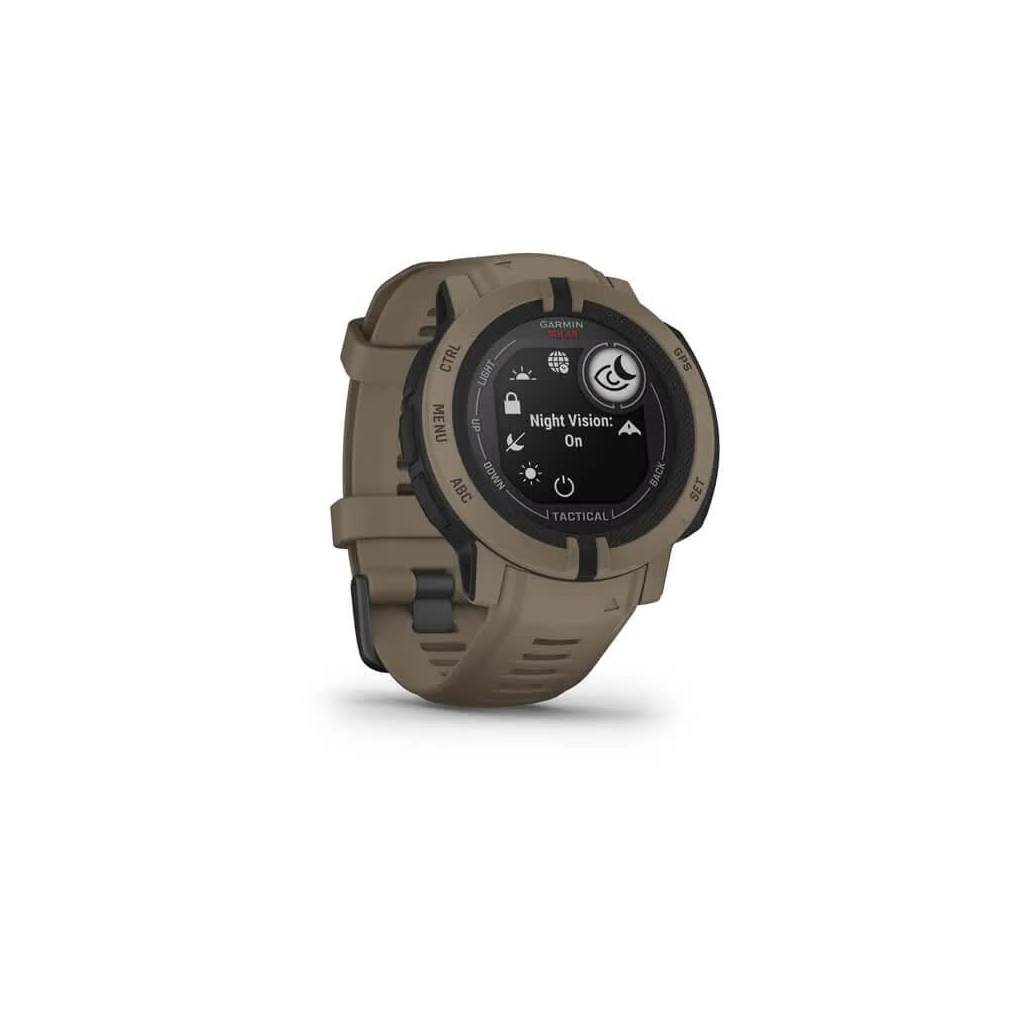 Смарт-часы Garmin Instinct 2, Solar, Tactical Edition, Coyote Tan, GPS (010-02627-04) - 2