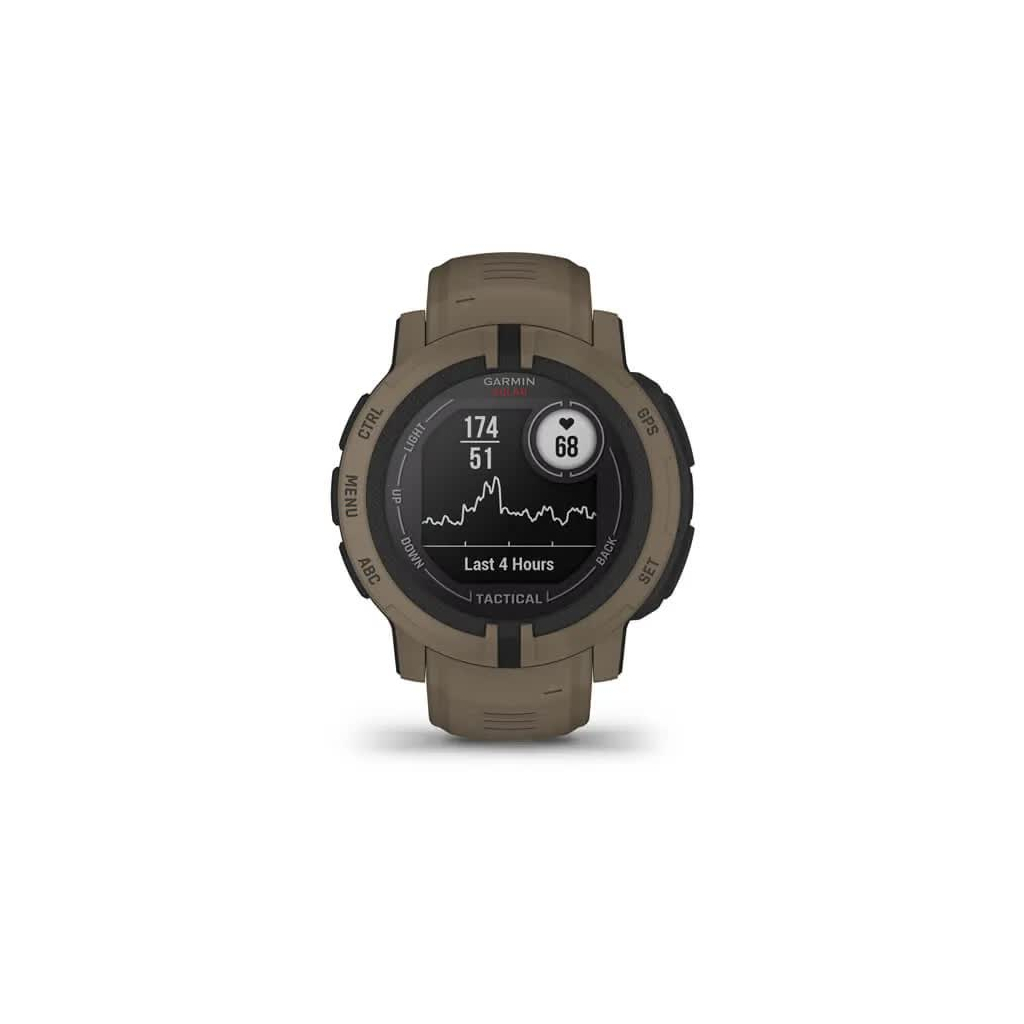 Смарт-часы Garmin Instinct 2, Solar, Tactical Edition, Coyote Tan, GPS (010-02627-04) - 3