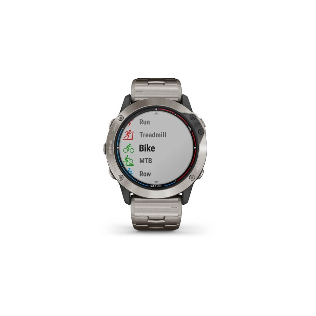 Смарт-часы Garmin quatix 6X Solar,Titanium w/Ti Band,GPS,EMEA (010-02157-31) - 4