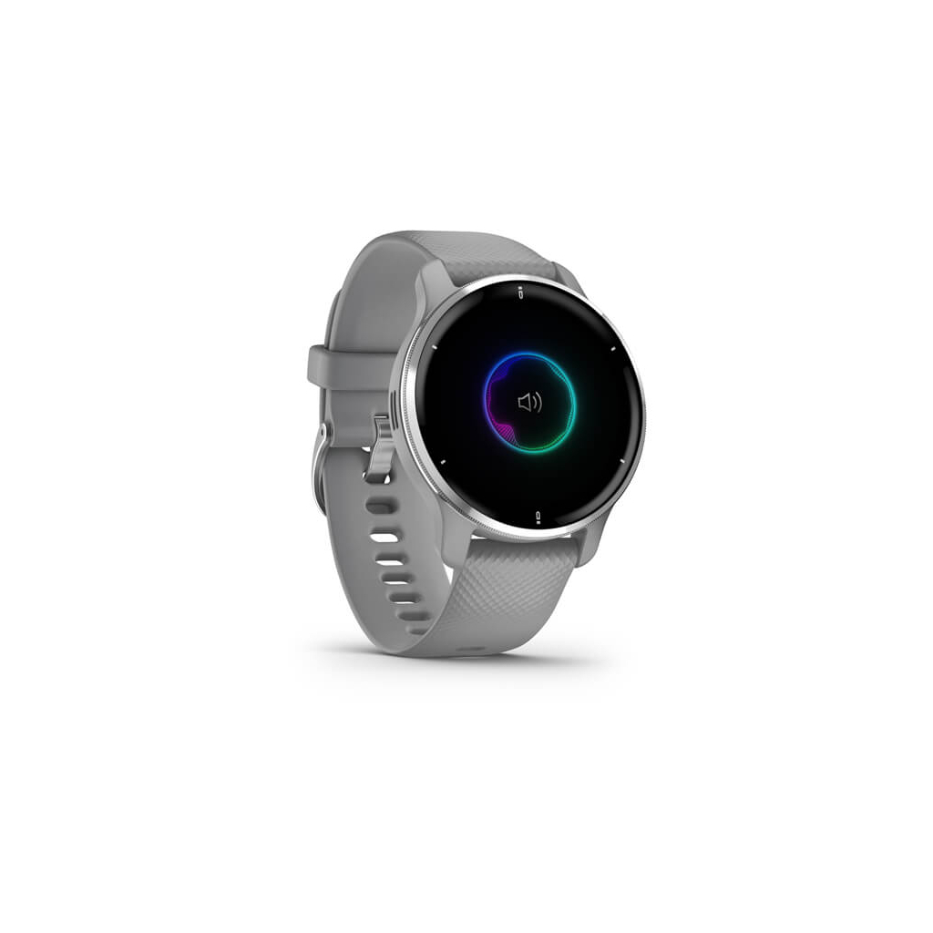 Смарт-часы Garmin Venu 2 Plus, Powder Gray + Passivated, GPS (010-02496-10) - 2