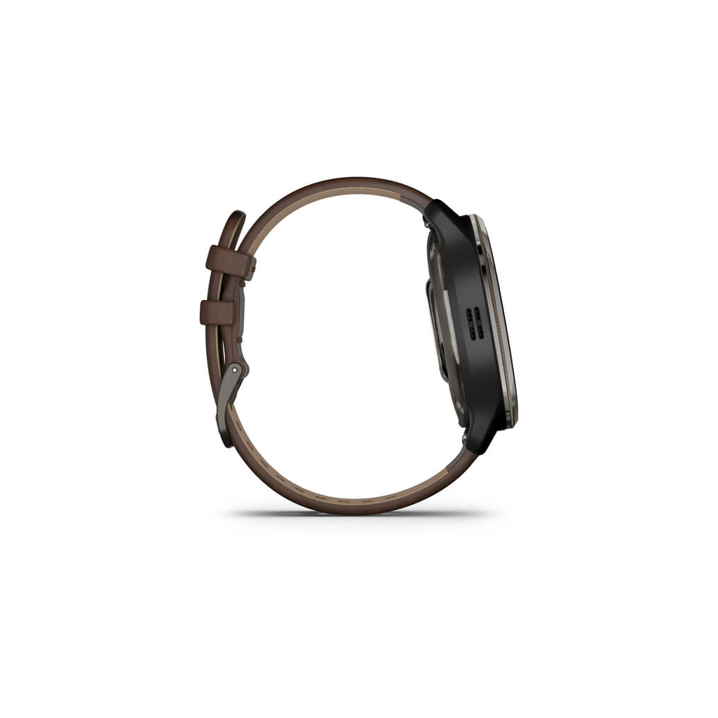 Смарт-часы Garmin Venu 2 Plus, Black + Slate, Leather, GPS (010-02496-15) - 4