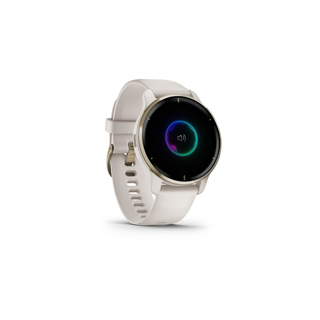 Смарт-часы Garmin Venu 2 Plus, Ivory + Cream Gold, GPS (010-02496-12) - 2