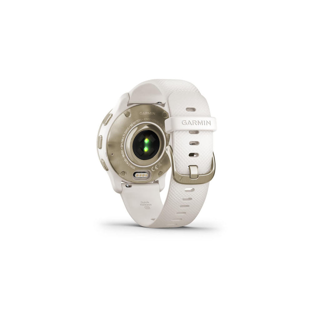 Смарт-часы Garmin Venu 2 Plus, Ivory + Cream Gold, GPS (010-02496-12) - 6