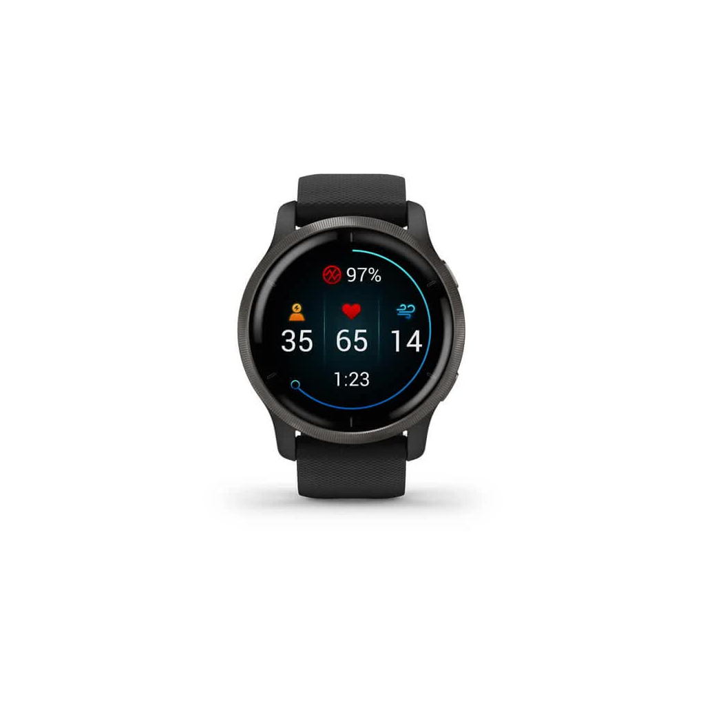 Смарт-часы Garmin Venu 2, Black + Slate, GPS (010-02430-11) - 1