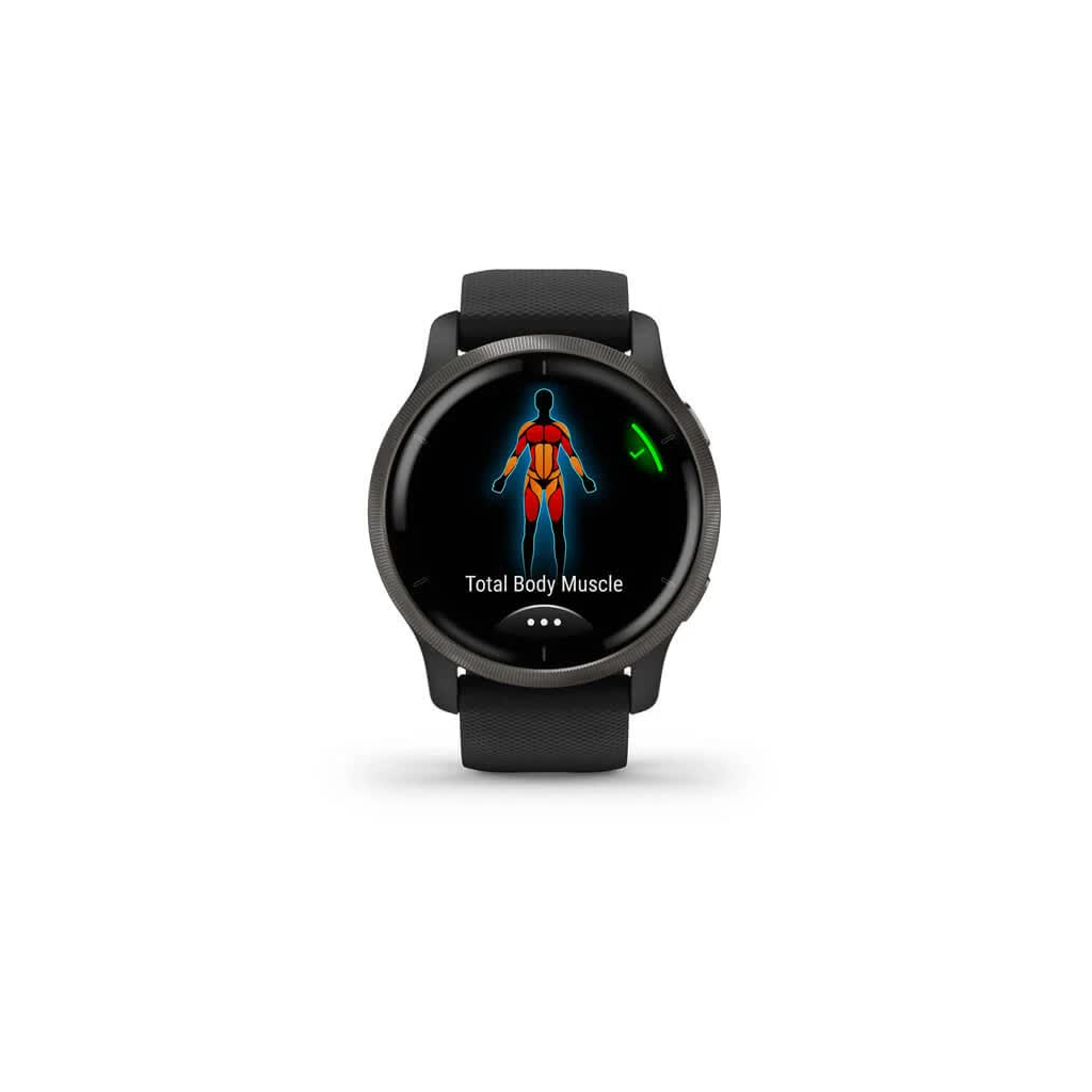 Смарт-часы Garmin Venu 2, Black + Slate, GPS (010-02430-11) - 5