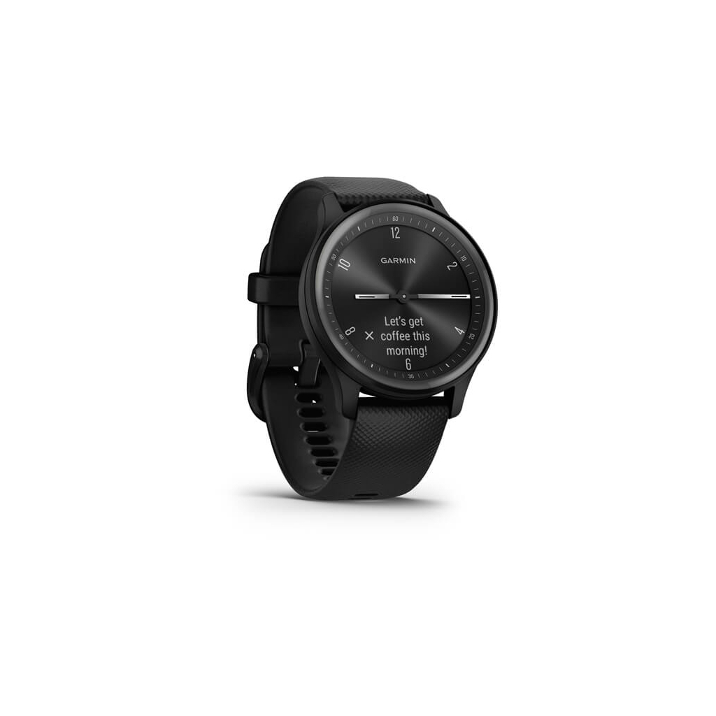 Смарт-часы Garmin vivomove Sport, Black, Silicone, (010-02566-00) - 2