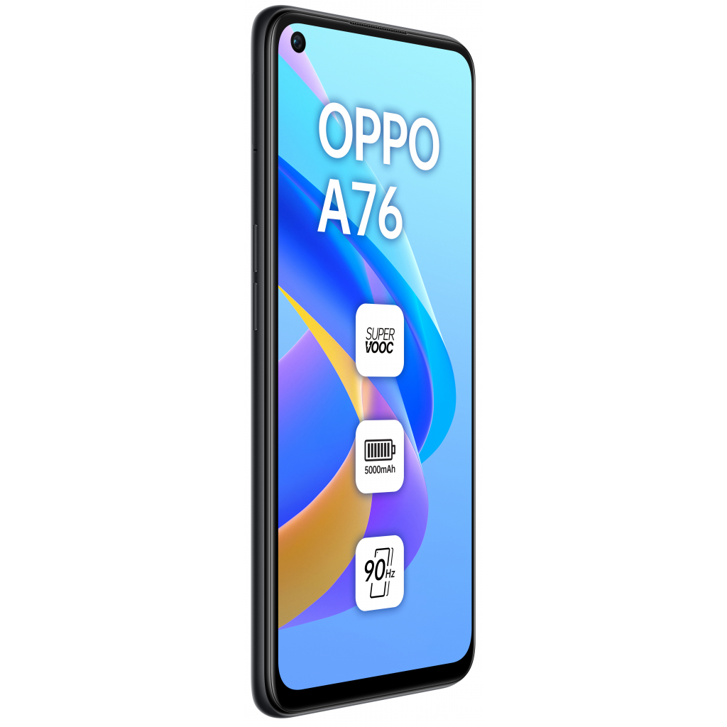 Мобильный телефон Oppo A76 4/128GB Glowing Black (OFCPH2375_BLACK) - 3