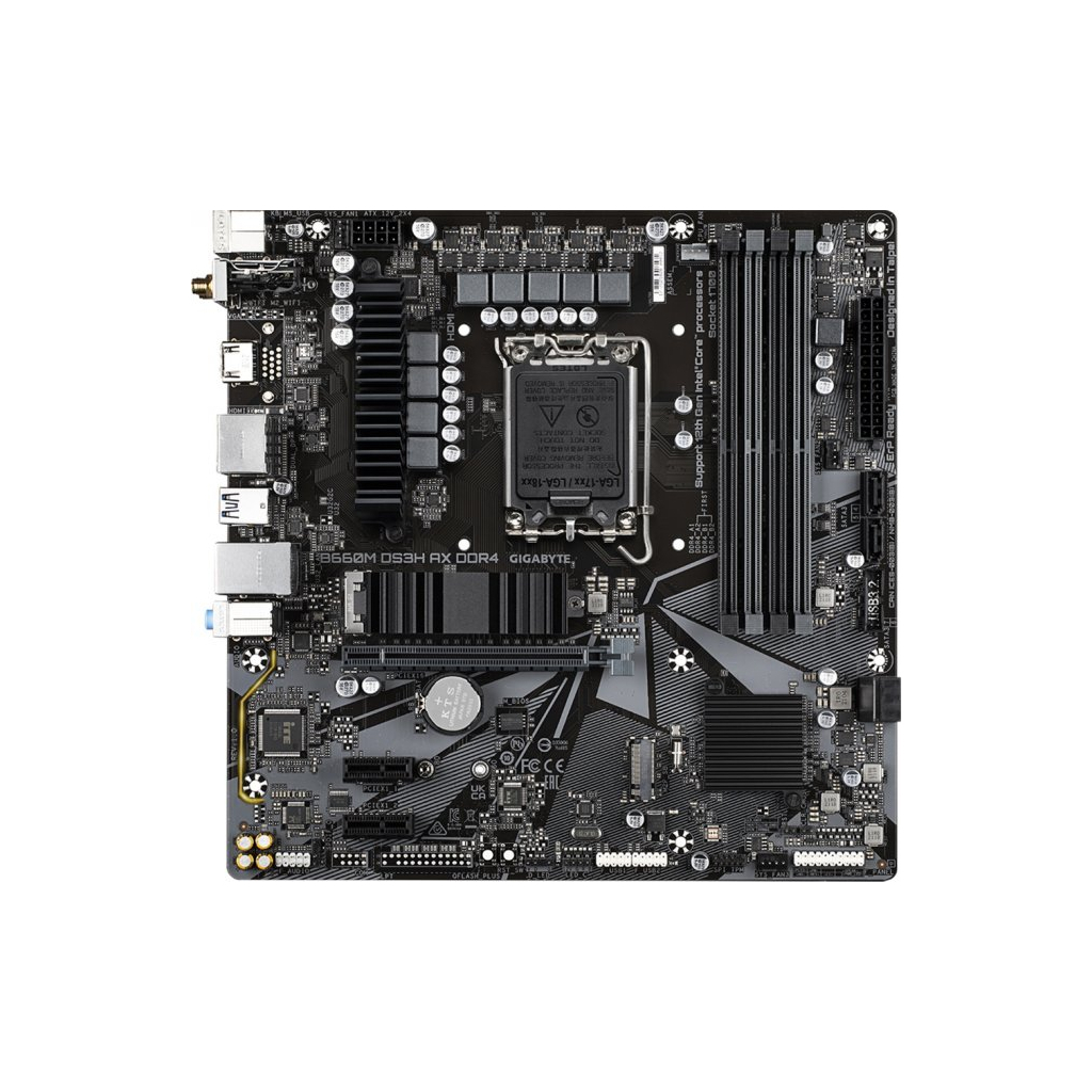 Материнская плата GIGABYTE B660M DS3H AX DDR4 - 1