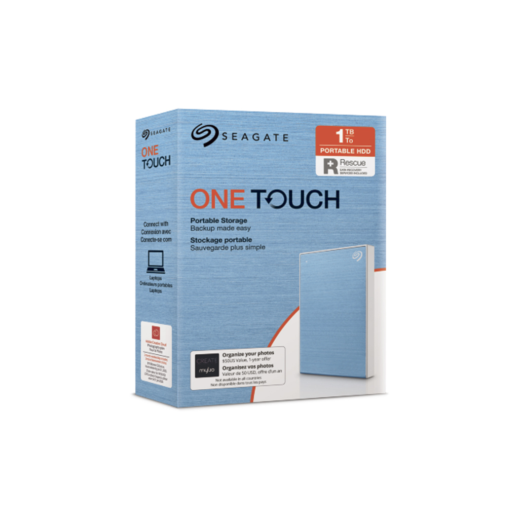 Внешний жесткий диск 2.5" 1TB One Touch USB 3.2 Seagate (STKB1000402) - 7