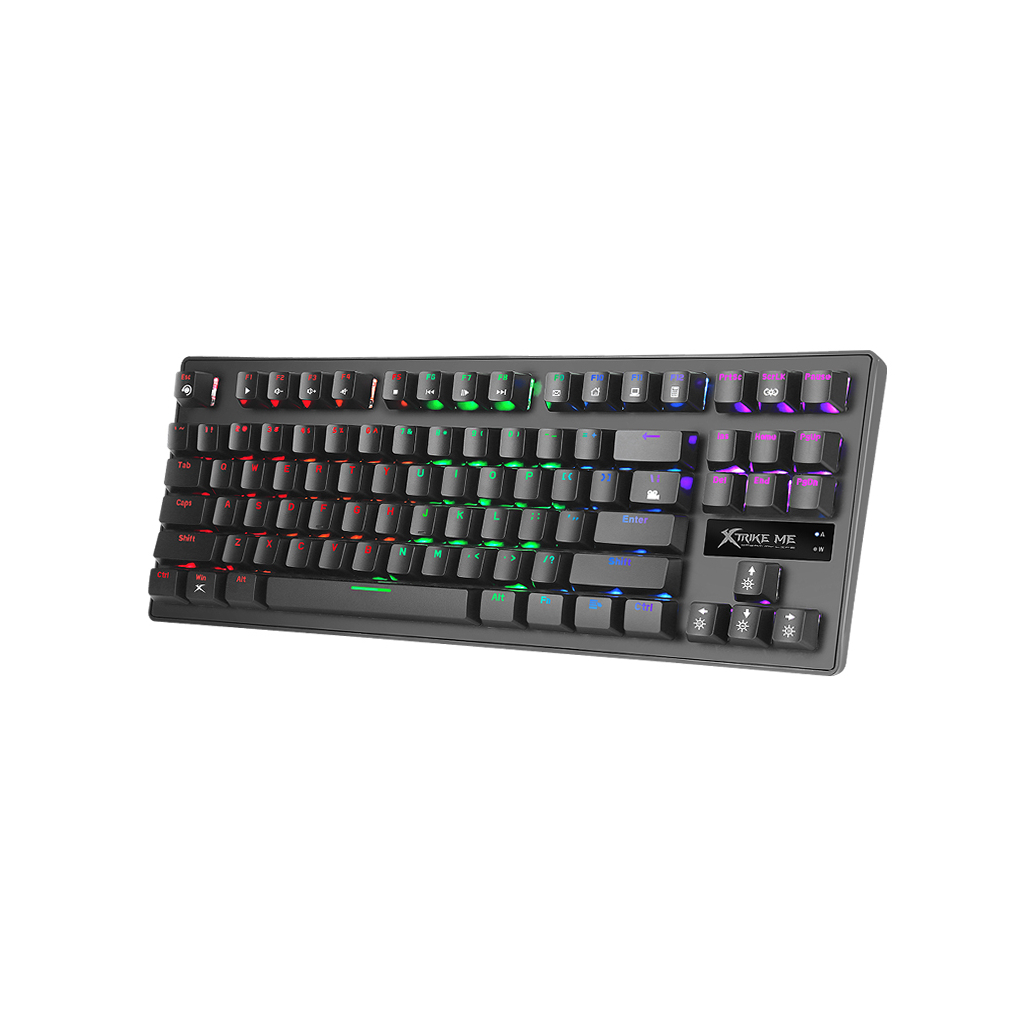 Клавиатура Xtrike GK-979 5 colors-LED Mechanical Red Switch USB Black (GK-979) - 2