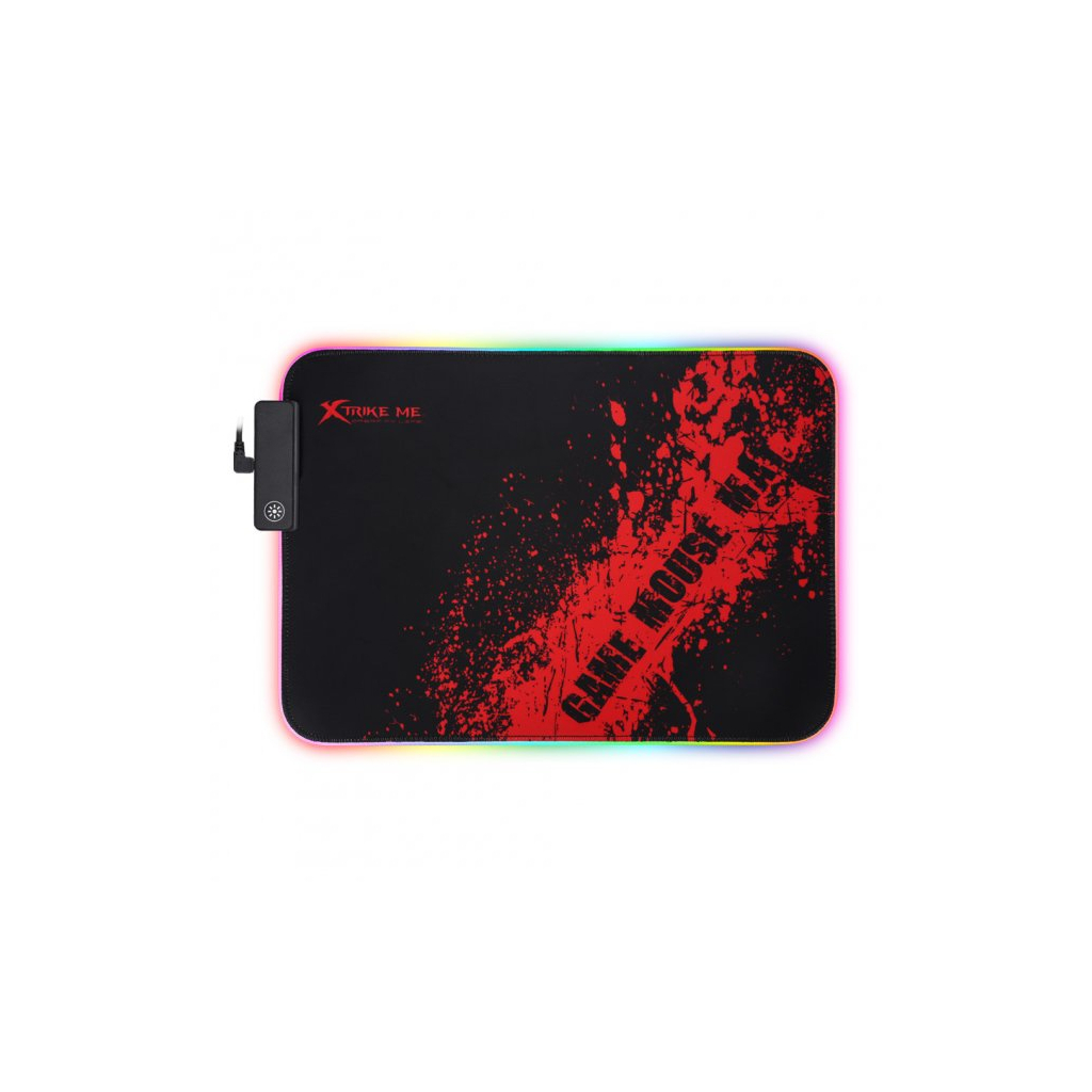 Коврик для мышки Xtrike MP-602 RGB lighting Black/Red (MP-602)