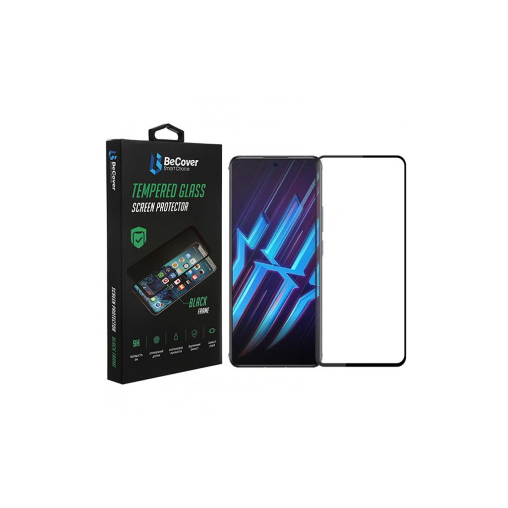 Стекло защитное BeCover ZTE Nubia Red Magic 6R Black (707281)