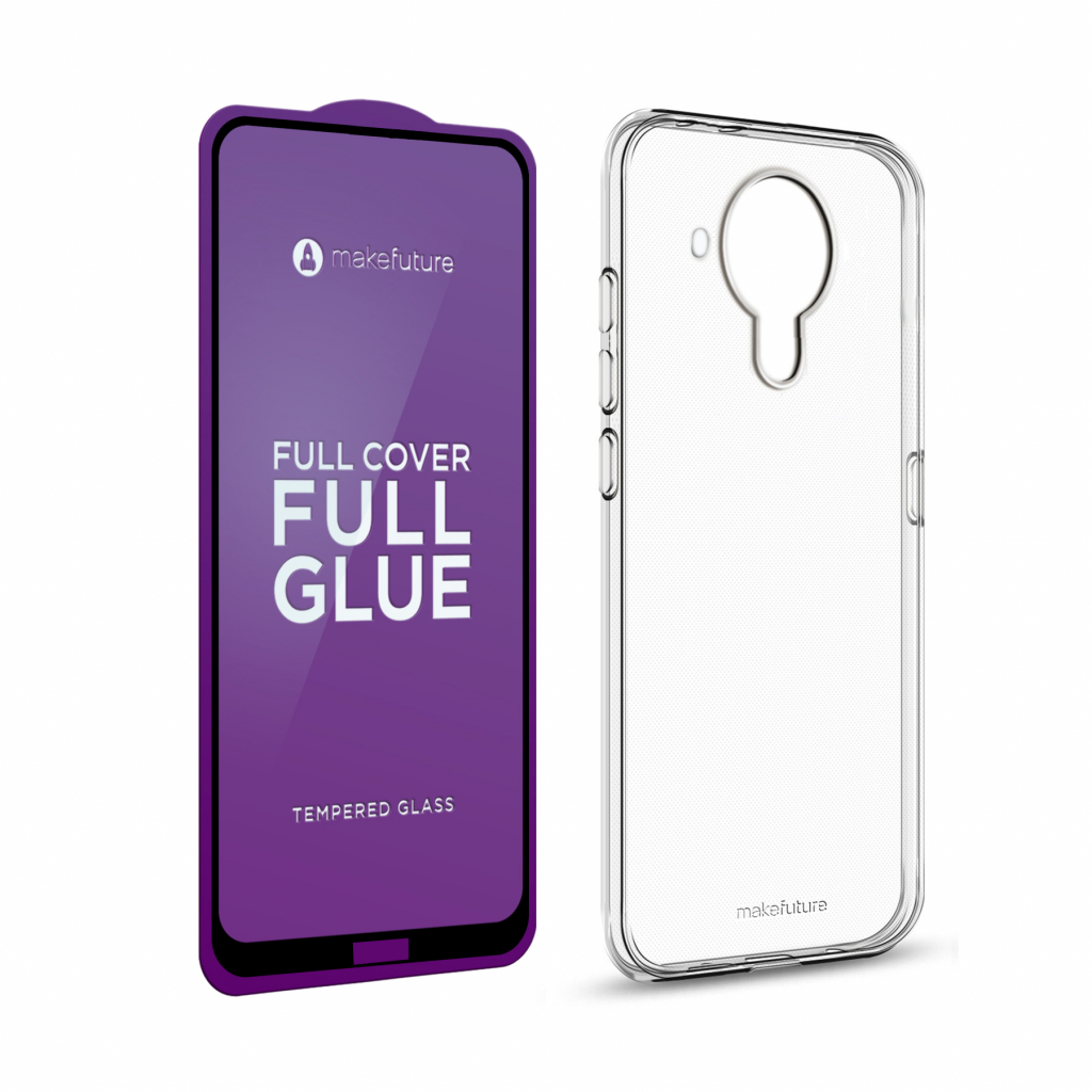 Чехол для моб. телефона MakeFuture Nokia 5.4 Air + glass FCFG (MSFA-N54) Чехол для моб. телефона MakeFuture Nokia 5.4 Air + glass FCFG (MSFA-N54)