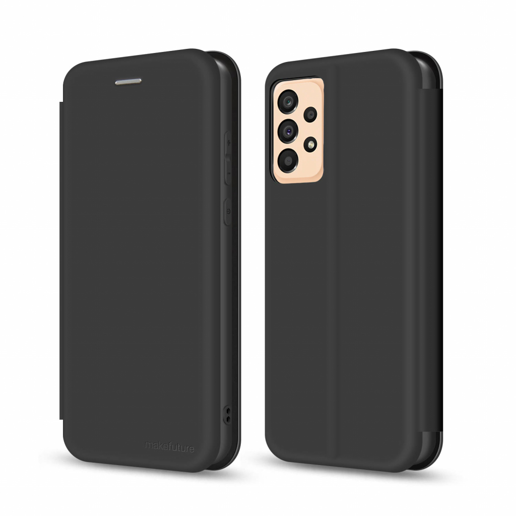 Чехол для моб. телефона MakeFuture Samsung A33 Flip (Soft-Touch PU) Black (MCP-SA33BK) Чехол для моб. телефона MakeFuture Samsung A33 Flip (Soft-Touch PU) Black (MCP-SA33BK)