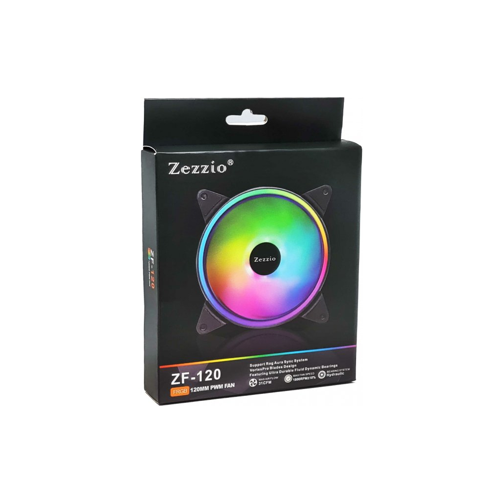 Кулер для корпуса Zezzio ZF-120 ARGB - 7