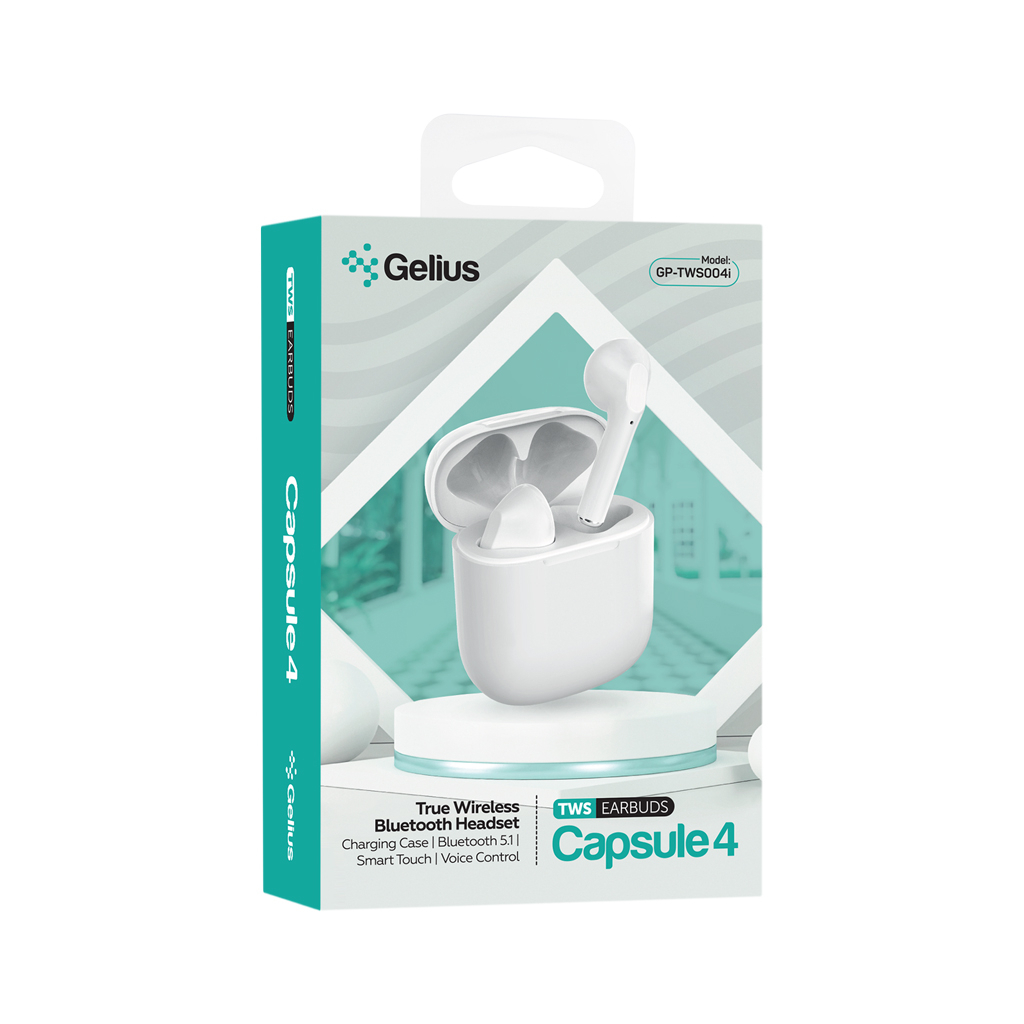 Наушники Gelius Pro Capsule 4 GP-TWS-004i White (00000089892) - 2