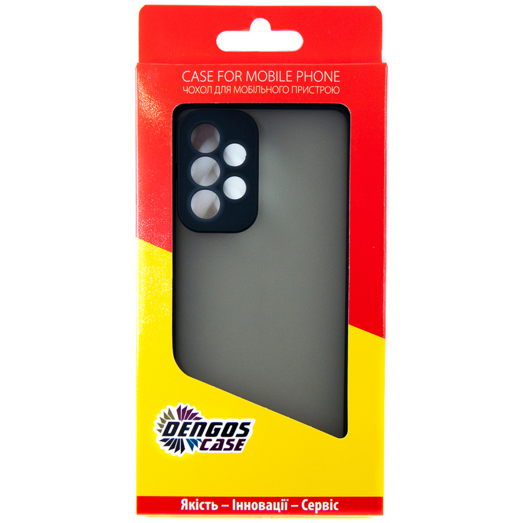 Чехол для моб. телефона Dengos Matte Samsung Galaxy A33 (black) (DG-TPU-MATT-98) - 4