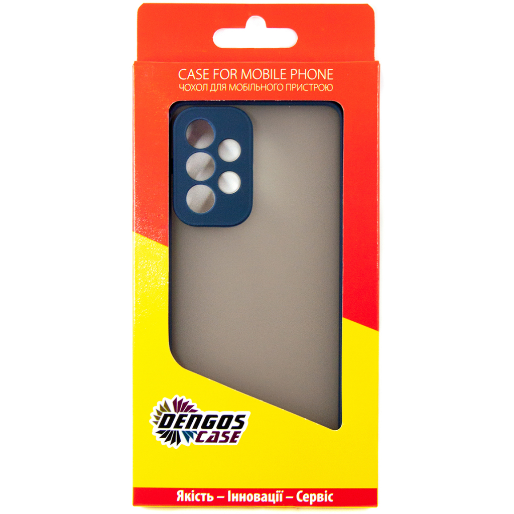 Чехол для моб. телефона Dengos Matte Samsung Galaxy A33 (blue) (DG-TPU-MATT-99) - 4