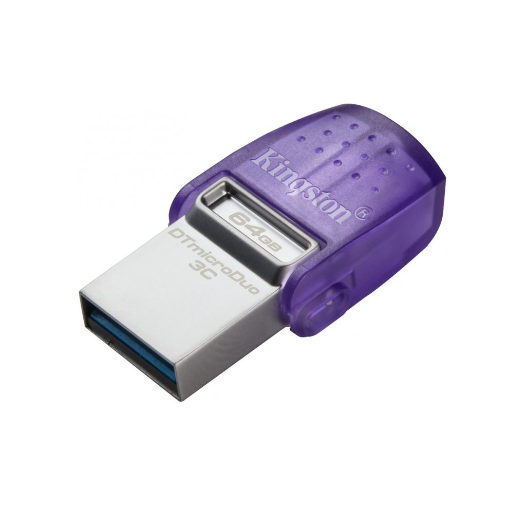 USB флеш накопитель Kingston 64GB DataTraveler microDuo 3C USB 3.2/Type C (DTDUO3CG3/64GB) - 1