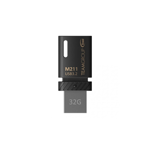 USB флеш накопитель Team 32GB M211 Black OTG USB 3.2/Type C (TM211332GB01)