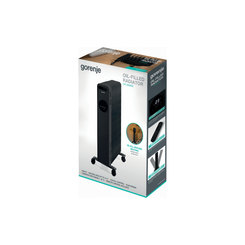 Обогреватель Gorenje OR2000EB - 5
