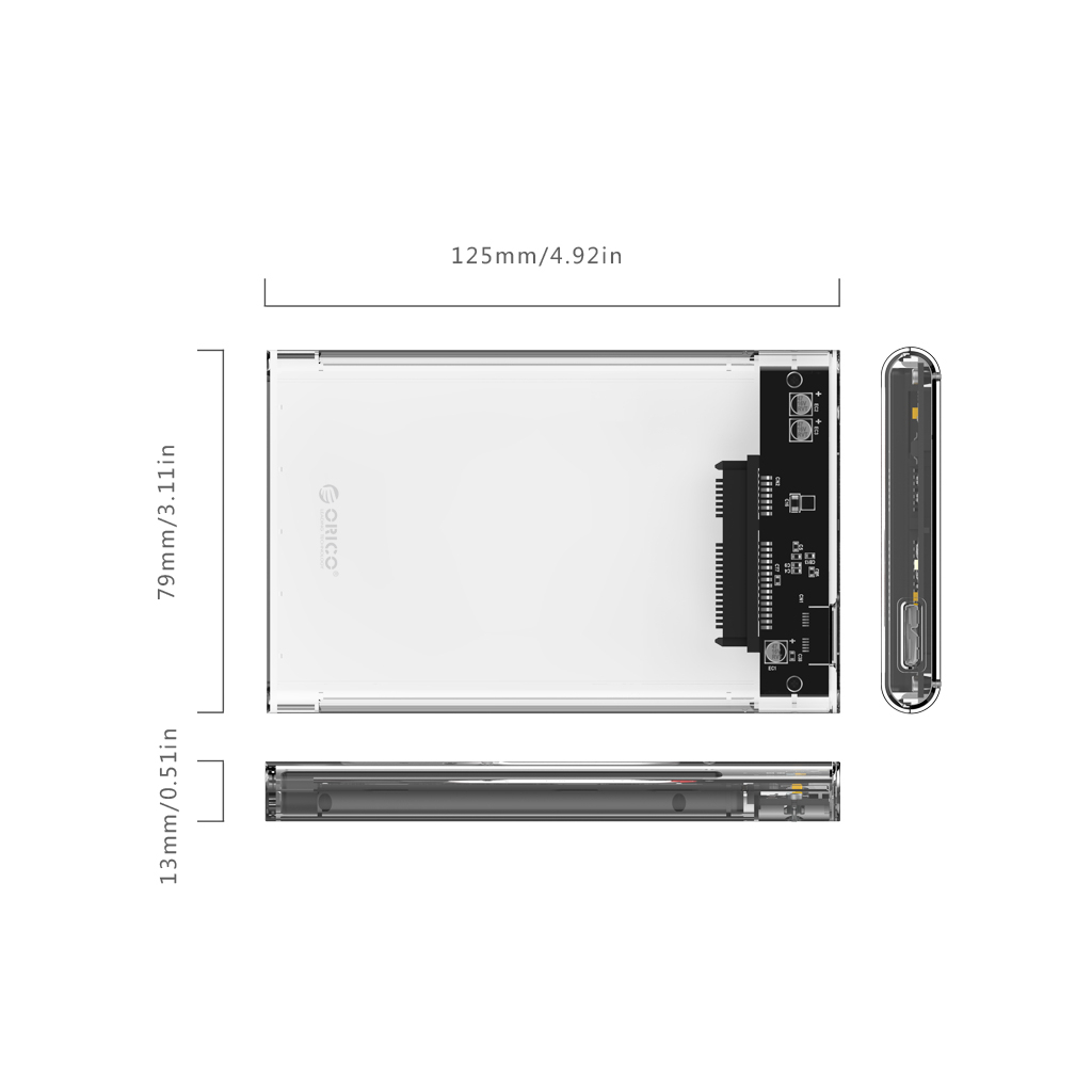 Карман внешний Orico HDD 2139U3-CR-BP (HC380169) - 1