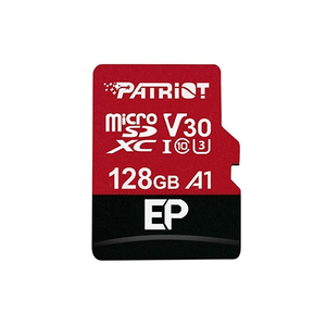 Карта памяти Patriot 128GB microSDXC class 10 UHS-I/U3 EP A1 (PEF128GEP31MCX)