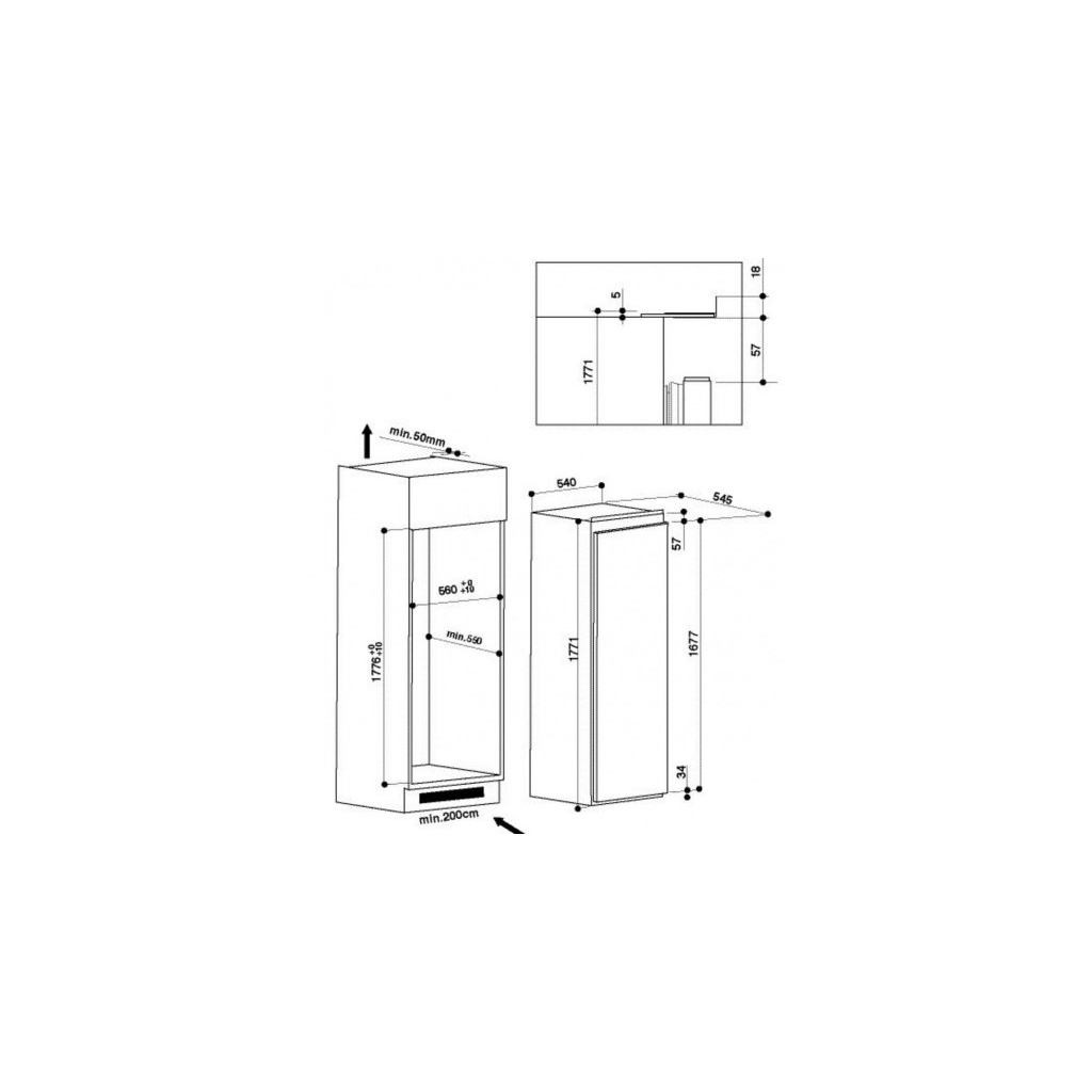 Морозильная камера Whirlpool AFB1840A+ - 2
