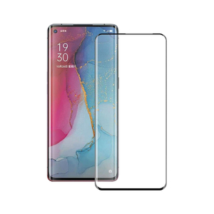 Стекло защитное PowerPlant 3D OPPO Reno4 Pro, Black (GL609239)