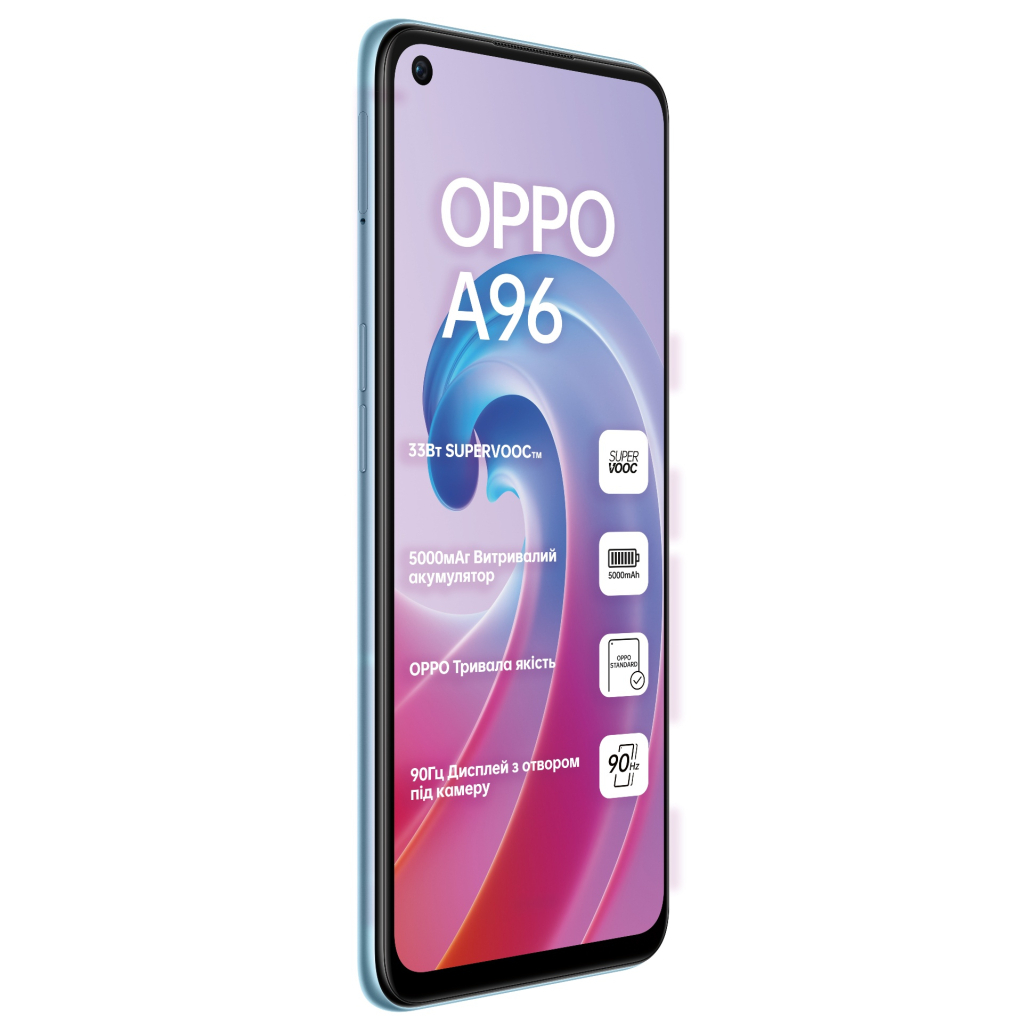 Мобильный телефон Oppo A96 6/128GB Sunset Blue (OFCPH2333_BLUE) - 1