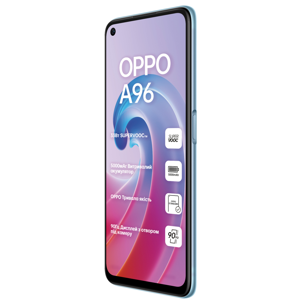 Мобильный телефон Oppo A96 6/128GB Sunset Blue (OFCPH2333_BLUE) - 2