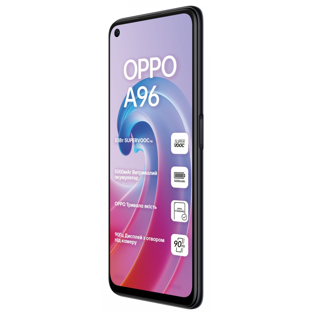 Мобильный телефон Oppo A96 6/128GB Starry Black (OFCPH2333_BLACK) - 3
