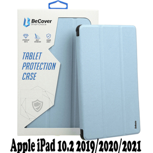 Чехол для планшета BeCover Tri Fold Soft TPU Apple iPad 10.2 2019/2020/2021 Light Blue (707527)