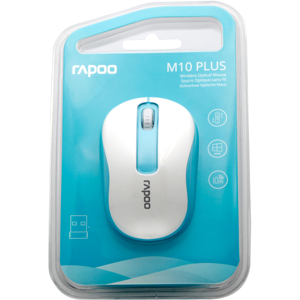 Мышка Rapoo M10 Plus Blue - 3 Мышка Rapoo M10 Plus Blue - 3