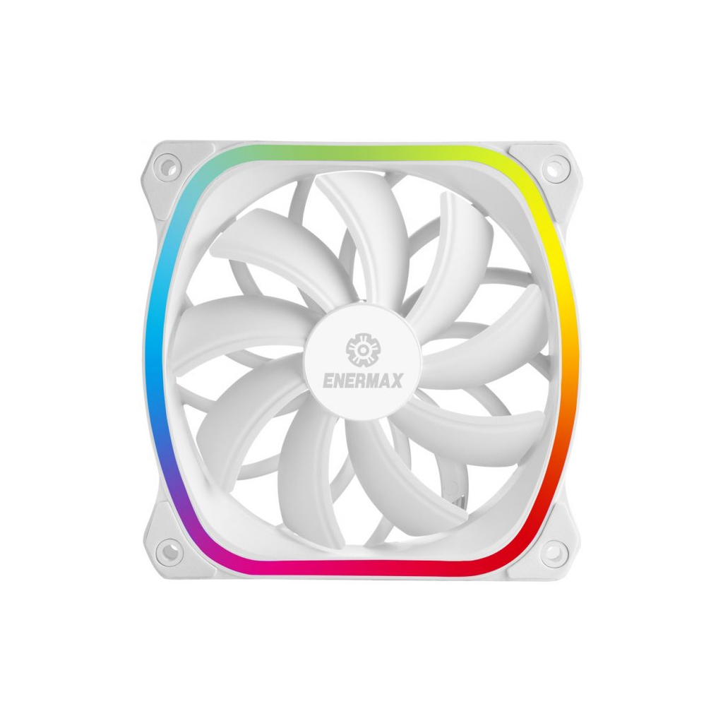 Кулер для корпуса Enermax SQUA RGB WHITE 3x 120 mm (3 PACK) (UCSQARGB12P-W-BP3) - 2