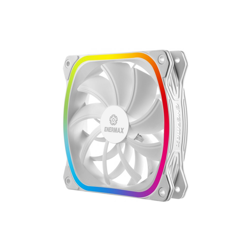 Кулер для корпуса Enermax SQUA RGB WHITE 3x 120 mm (3 PACK) (UCSQARGB12P-W-BP3) - 3