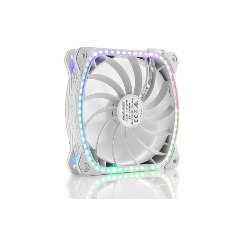 Кулер для корпуса Enermax SQUA RGB WHITE 3x 120 mm (3 PACK) (UCSQARGB12P-W-BP3) - 4