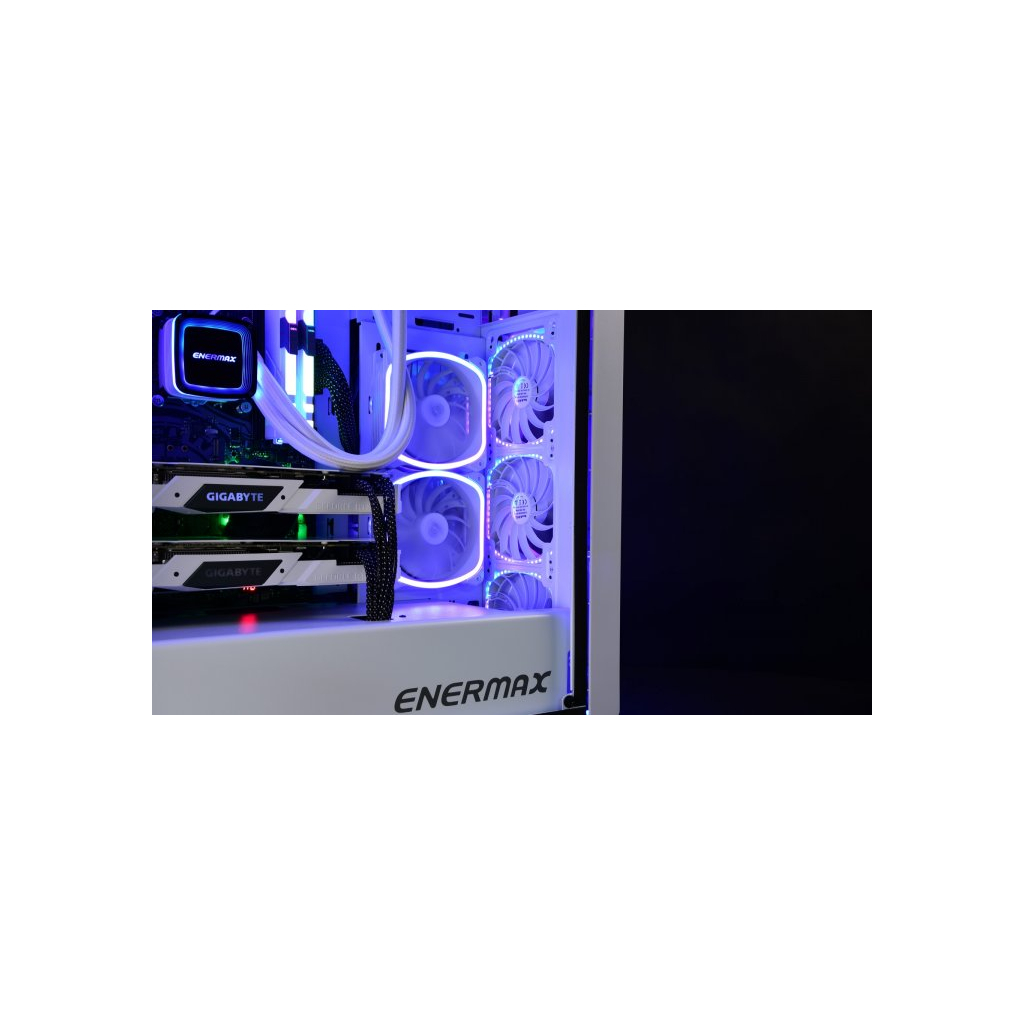 Кулер для корпуса Enermax SQUA RGB WHITE 3x 120 mm (3 PACK) (UCSQARGB12P-W-BP3) - 7