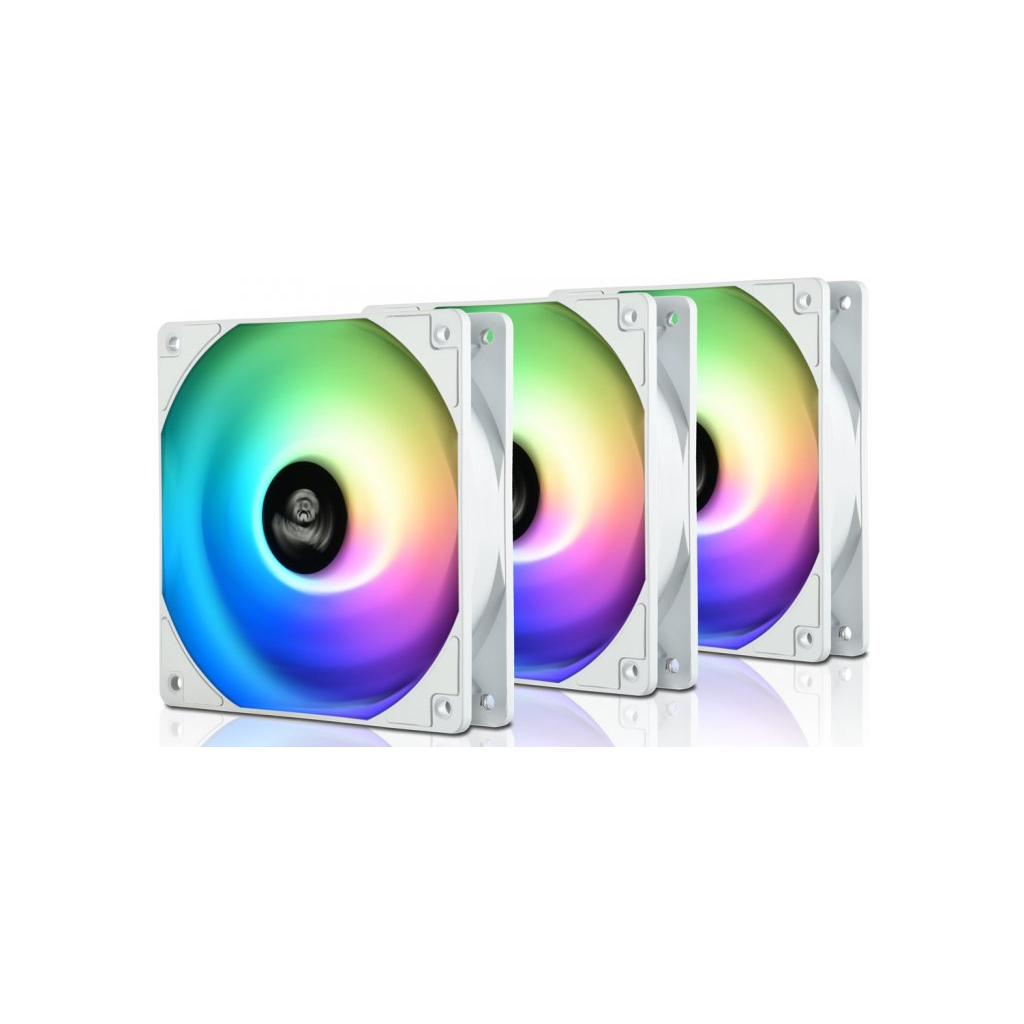 Кулер для корпуса Enermax HF120 ARGB White 3x 120 mm (3 PACK) (UCHF12PARGB-W-BP3) - 1