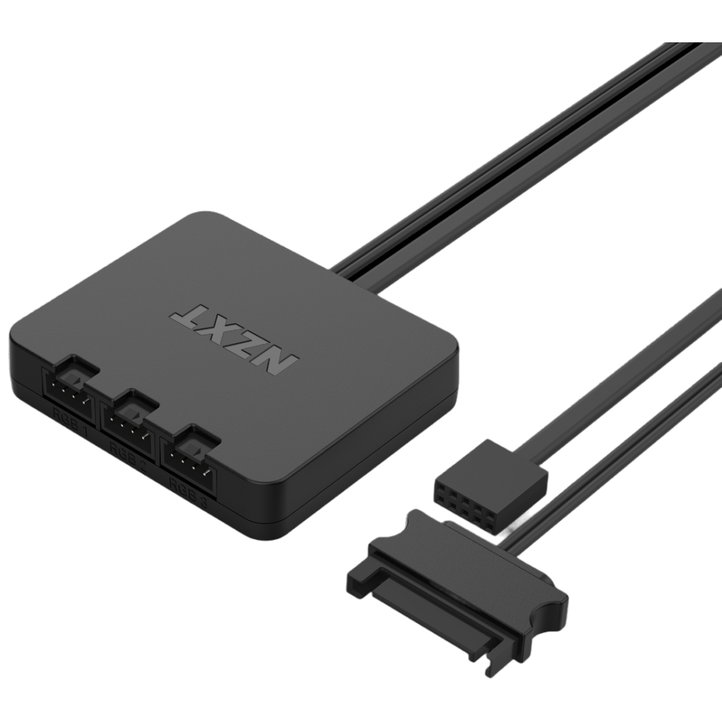 Кулер для корпуса NZXT F120RGB Triple (Black) (RF-R12TF-B1) - 3