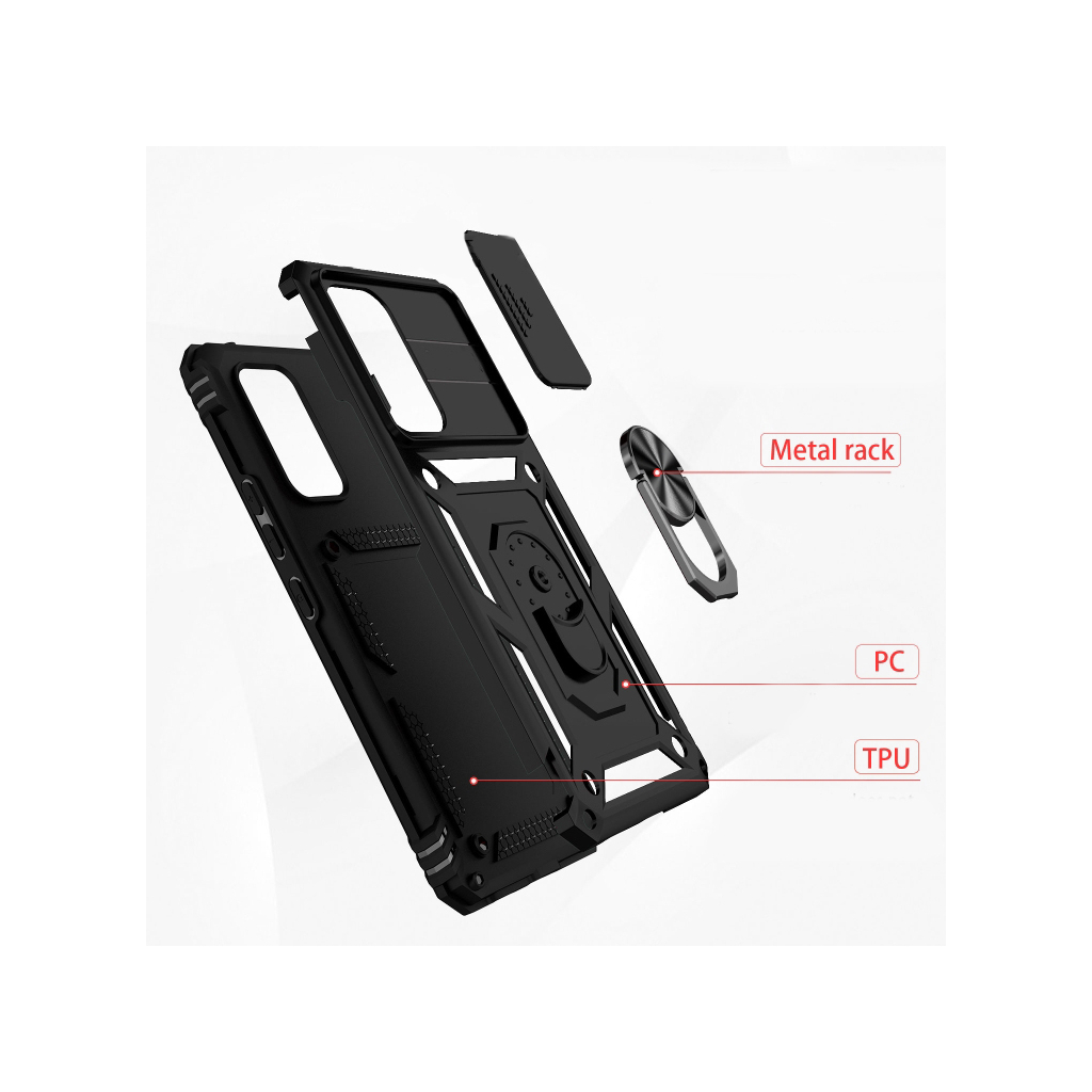 Чехол для моб. телефона BeCover Military Samsung Galaxy A73 SM-A736 Black (707381) - 2