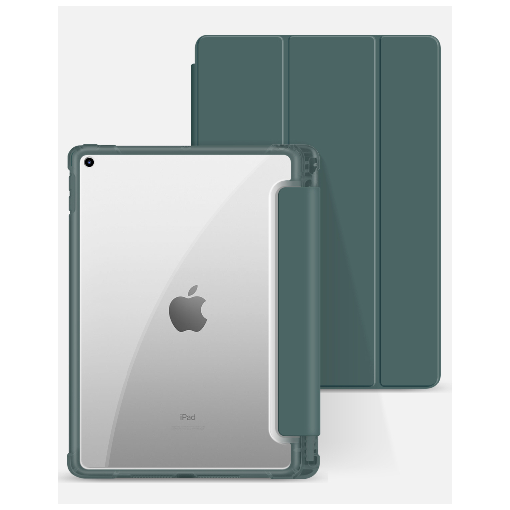 Чехол для планшета BeCover Soft Edge Pencil mount Apple iPad 10.2 2019/2020/2021 Dark G (706811) - 1