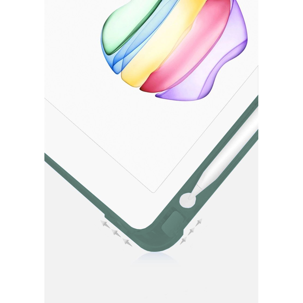 Чехол для планшета BeCover Soft Edge Pencil mount Apple iPad 10.2 2019/2020/2021 Dark G (706811) - 3