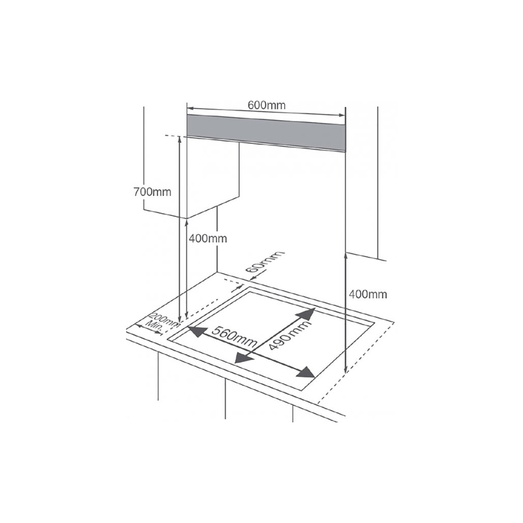 Варочная поверхность Midea MG696TX - 1