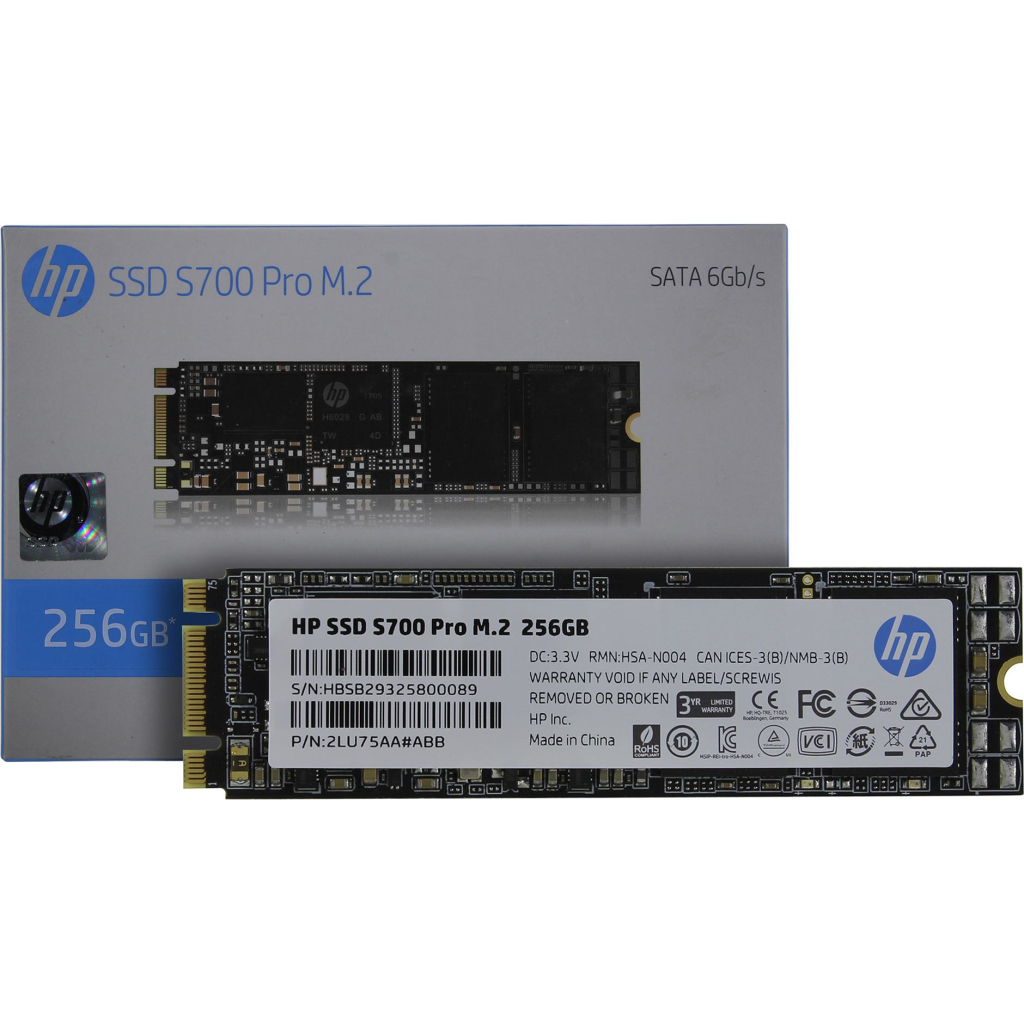 Накопитель SSD M.2 2280 256GB S700 Pro HP (2LU75AA) - 1