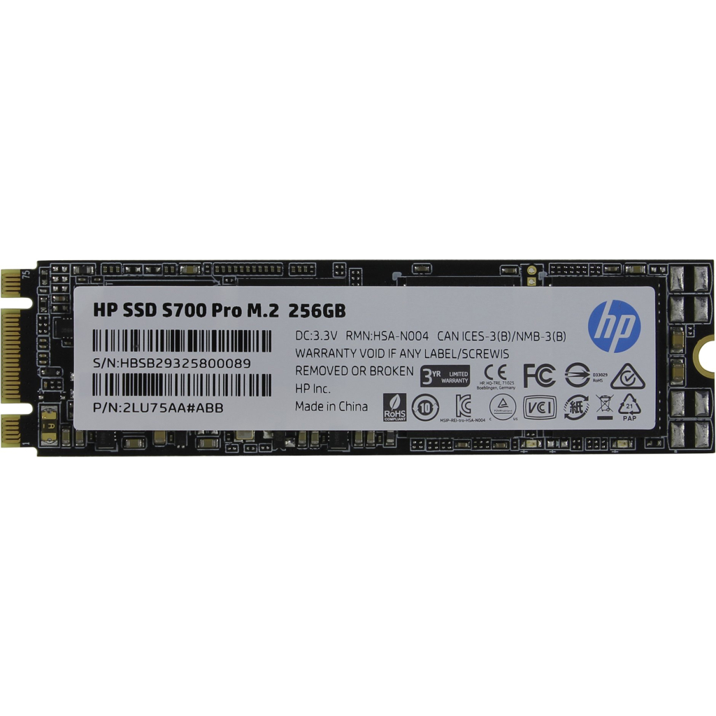 Накопитель SSD M.2 2280 256GB S700 Pro HP (2LU75AA) - 2