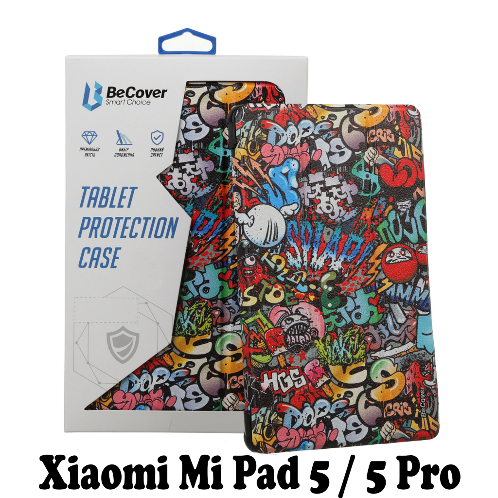 Чехол для планшета BeCover Smart Case Xiaomi Mi Pad 5 / 5 Pro Graffiti (707586)